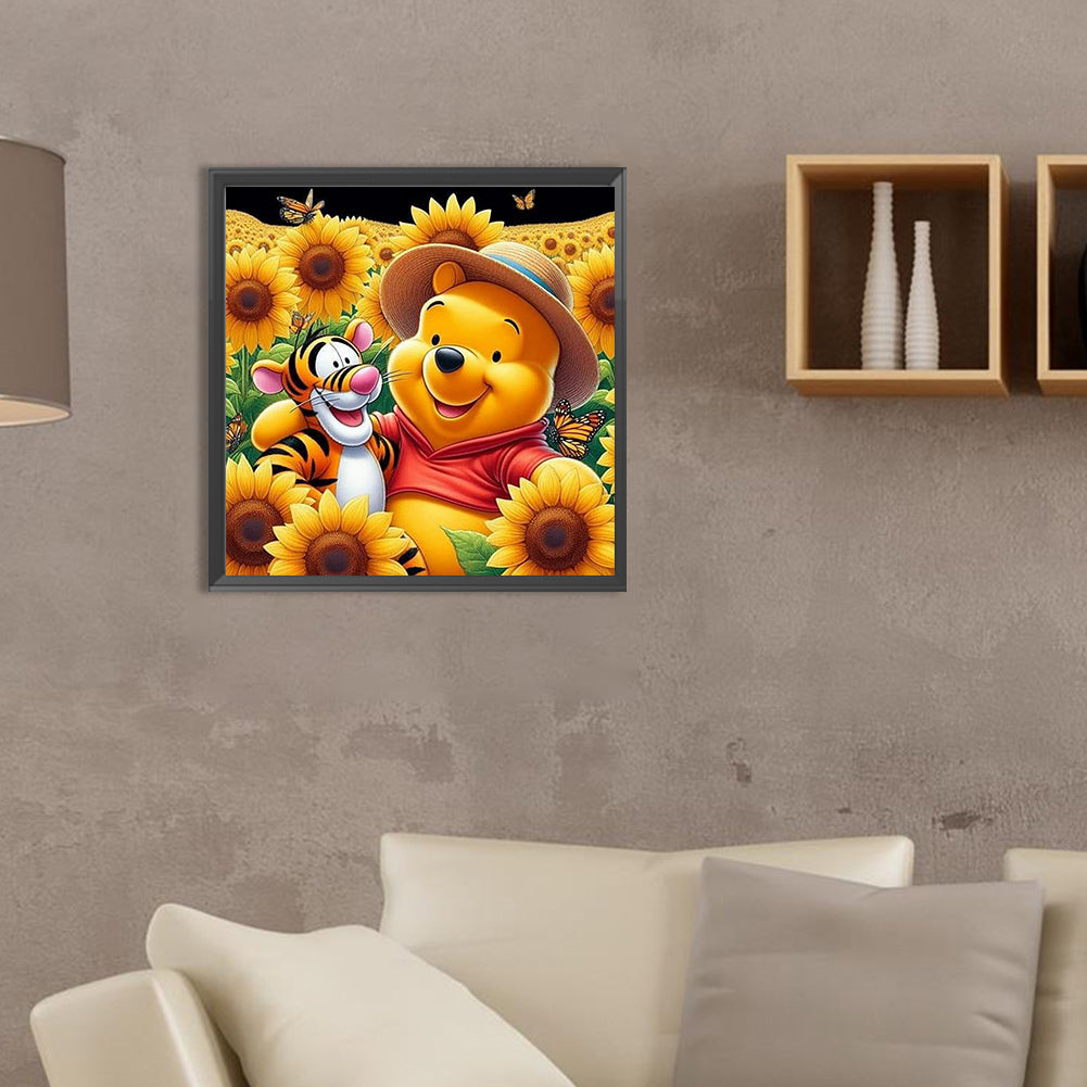 Winnie The Pooh - Full Round Drill Diamond Painting 35*35CM