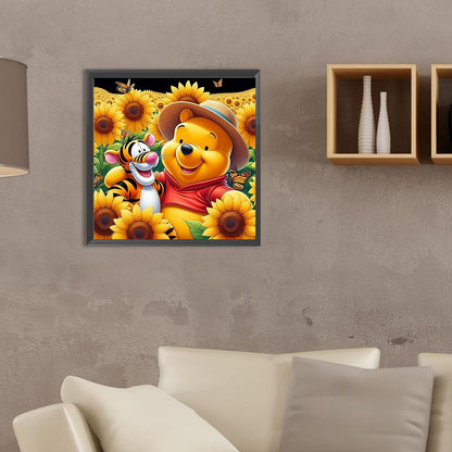 Winnie The Pooh - Full Round Drill Diamond Painting 35*35CM