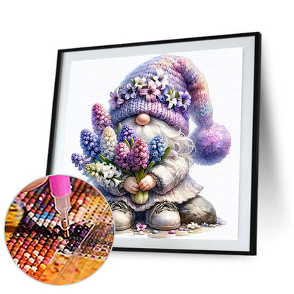 Fruit And Vegetable Gnomes - Full Round Drill Diamond Painting 30*30CM