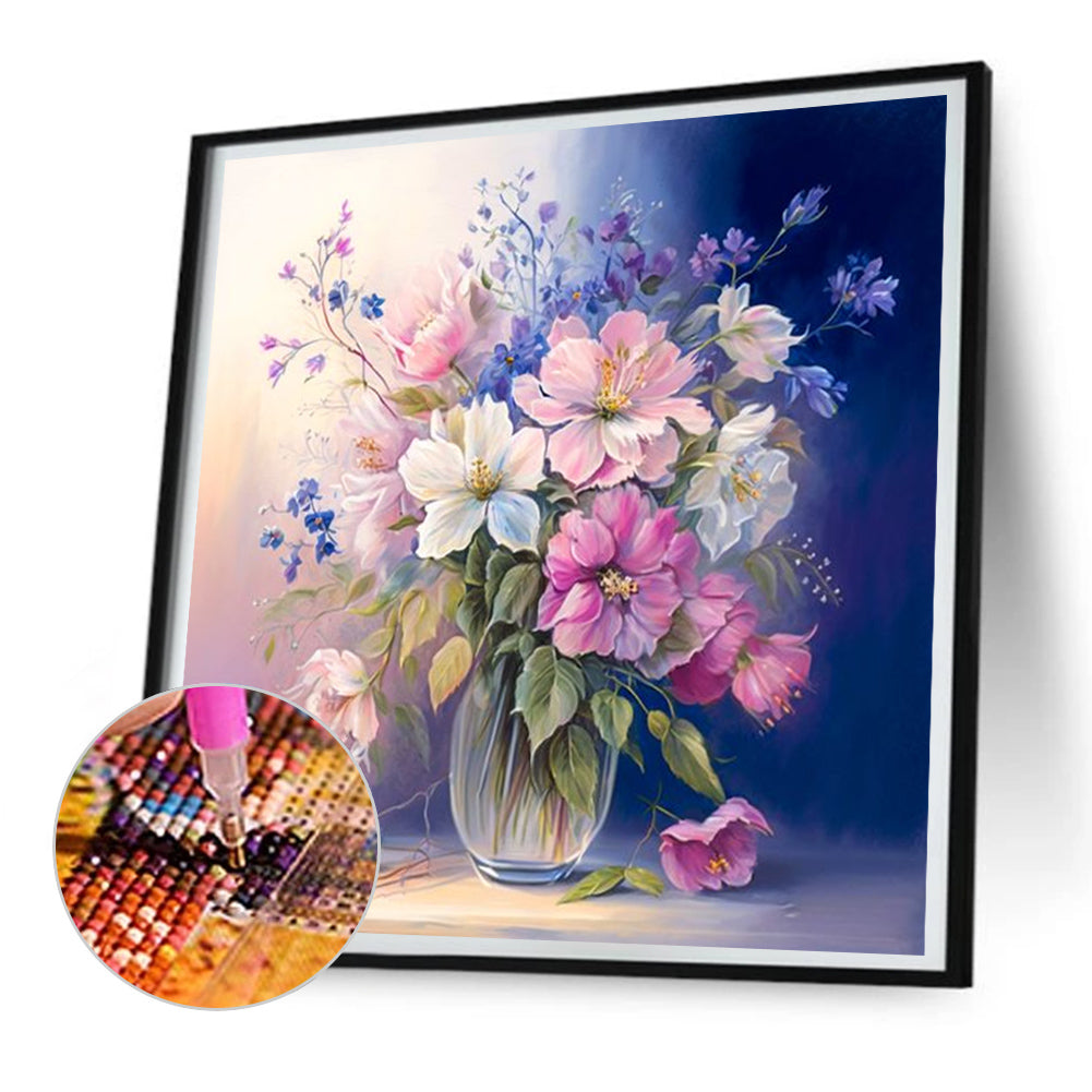 Vase Bouquet - Full Round Drill Diamond Painting 30*30CM