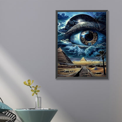 Desert Eye - Full Round Drill Diamond Painting 45*60CM