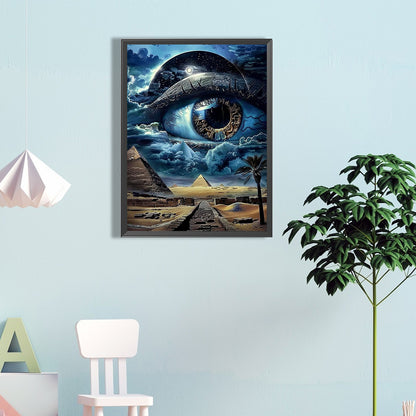 Desert Eye - Full Round Drill Diamond Painting 45*60CM