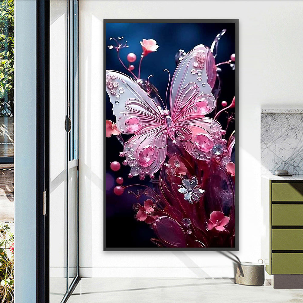 Jewel Butterfly - Full Square Drill Diamond Painting 40*70CM