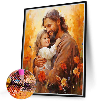 Jesus - Full Round Drill Diamond Painting 40*50CM