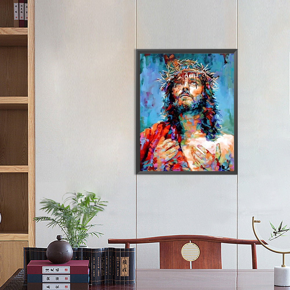 Jesus - Full Round Drill Diamond Painting 40*50CM