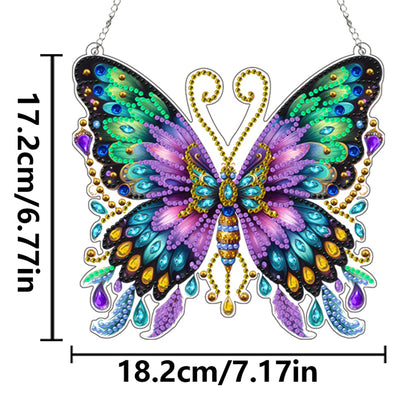 Acrylic Butterfly 5D DIY Diamond Art Hanging Decorations Home Ornaments Kit