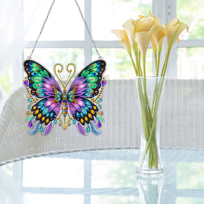 Acrylic Butterfly 5D DIY Diamond Art Hanging Decorations Home Ornaments Kit