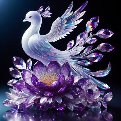 Crystal Bird - Full Round Drill Diamond Painting 30*30CM