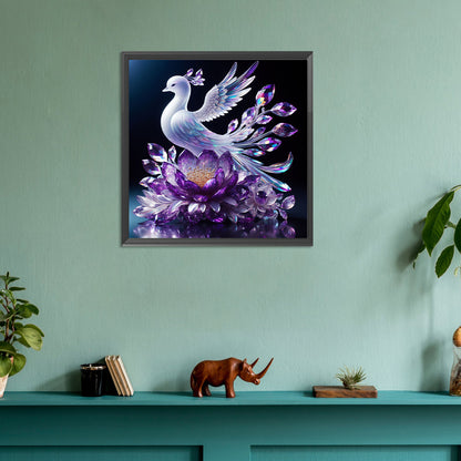 Crystal Bird - Full Round Drill Diamond Painting 30*30CM