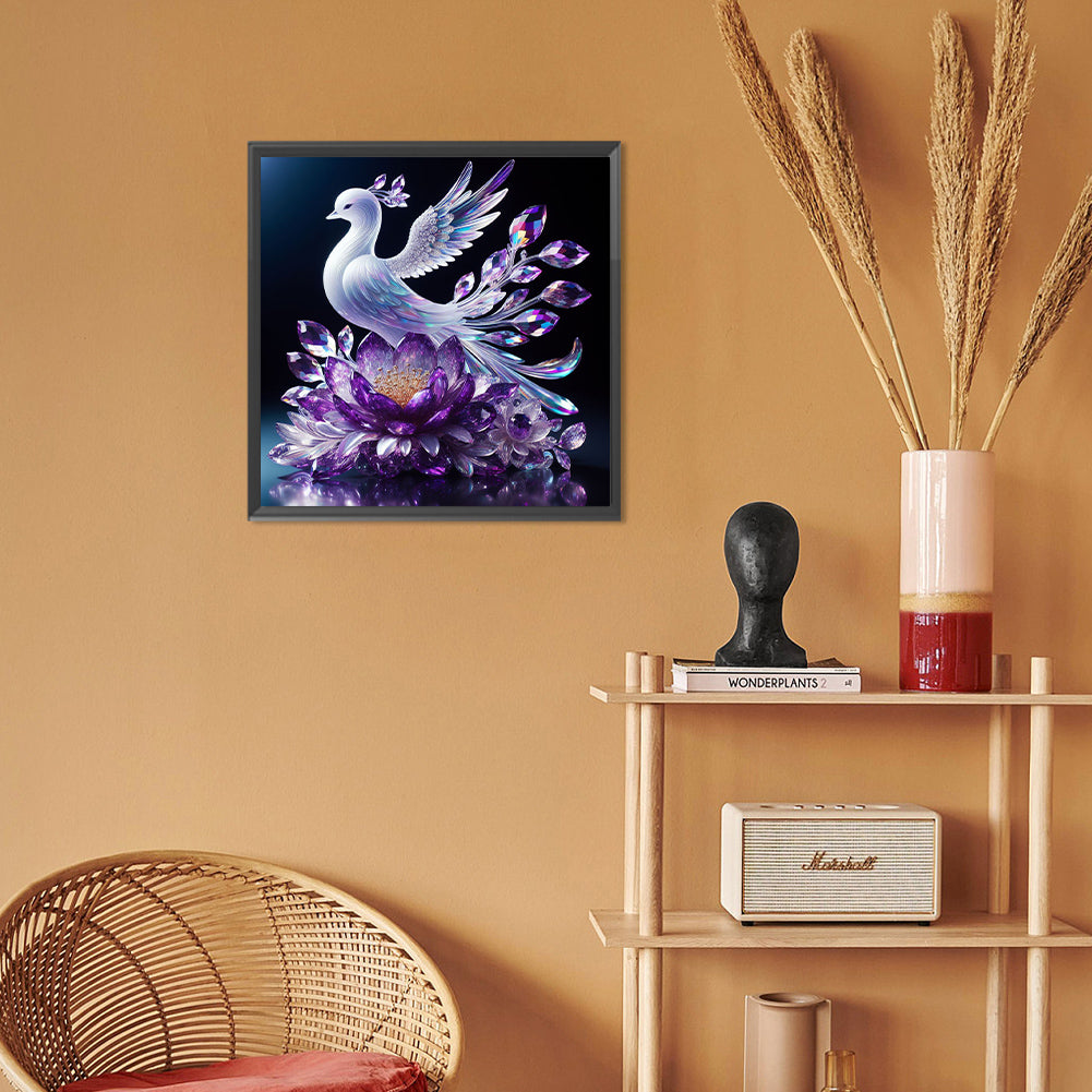 Crystal Bird - Full Round Drill Diamond Painting 30*30CM