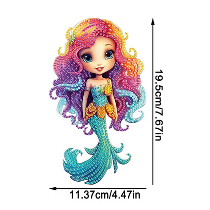 Acrylic Mermaid 5D DIY Diamond Art Hanging Decorations Home Ornaments Kit