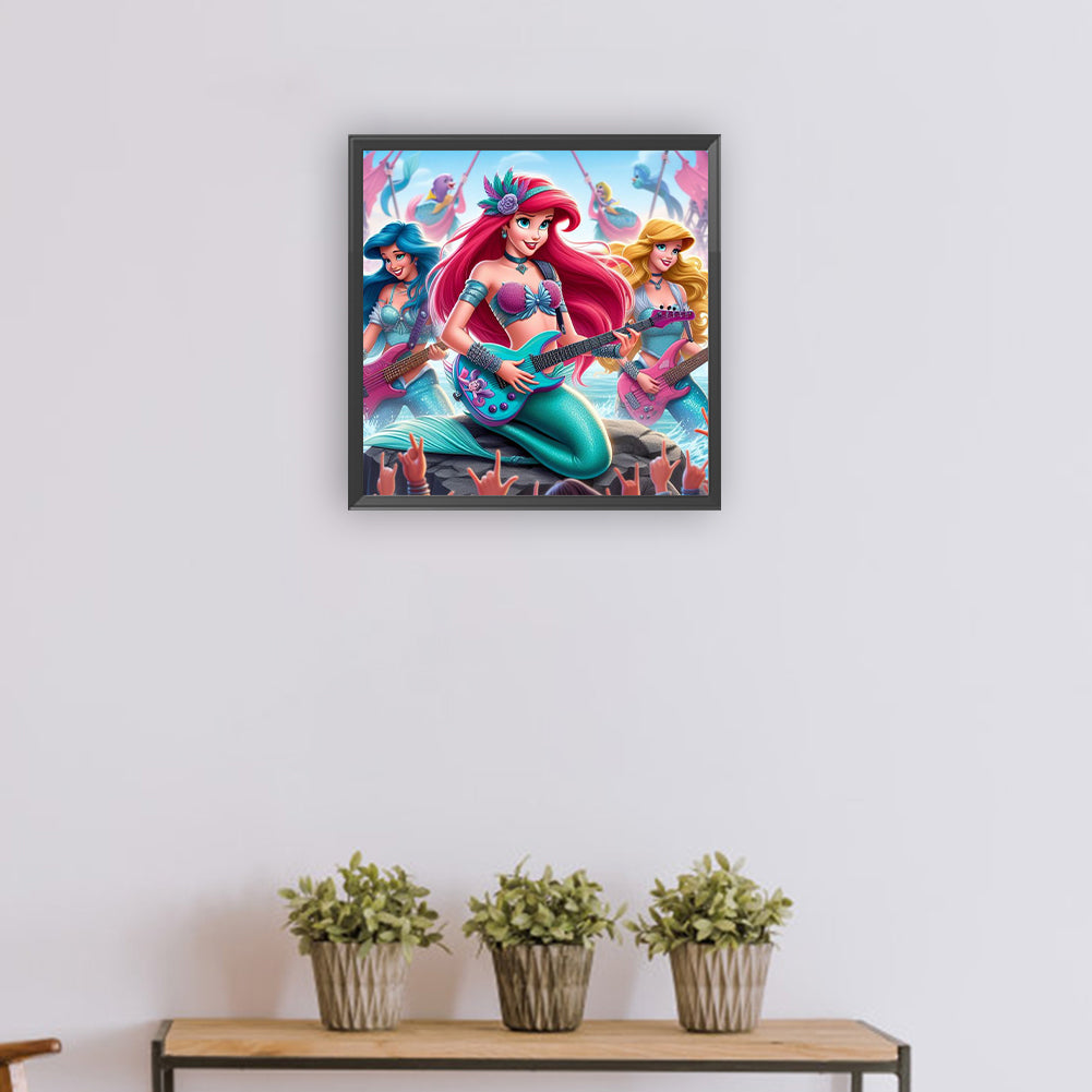 Princess Ariel - Full Round Drill Diamond Painting 30*30CM