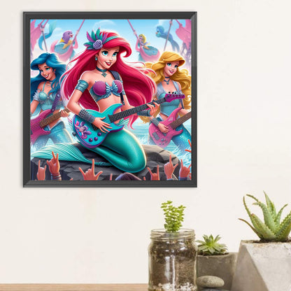 Princess Ariel - Full Round Drill Diamond Painting 30*30CM