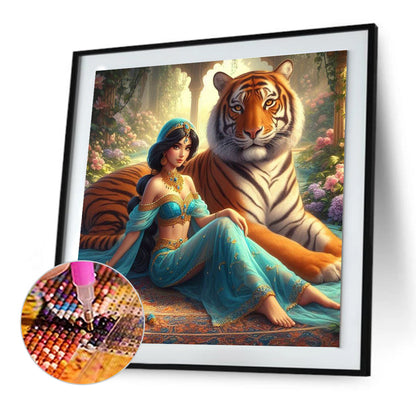 Princess Jasmine - Full Round Drill Diamond Painting 30*30CM