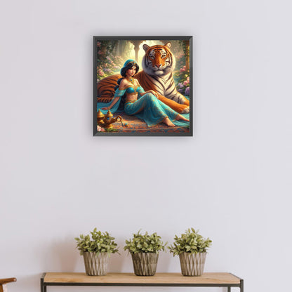 Princess Jasmine - Full Round Drill Diamond Painting 30*30CM