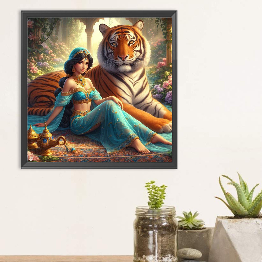 Princess Jasmine - Full Round Drill Diamond Painting 30*30CM