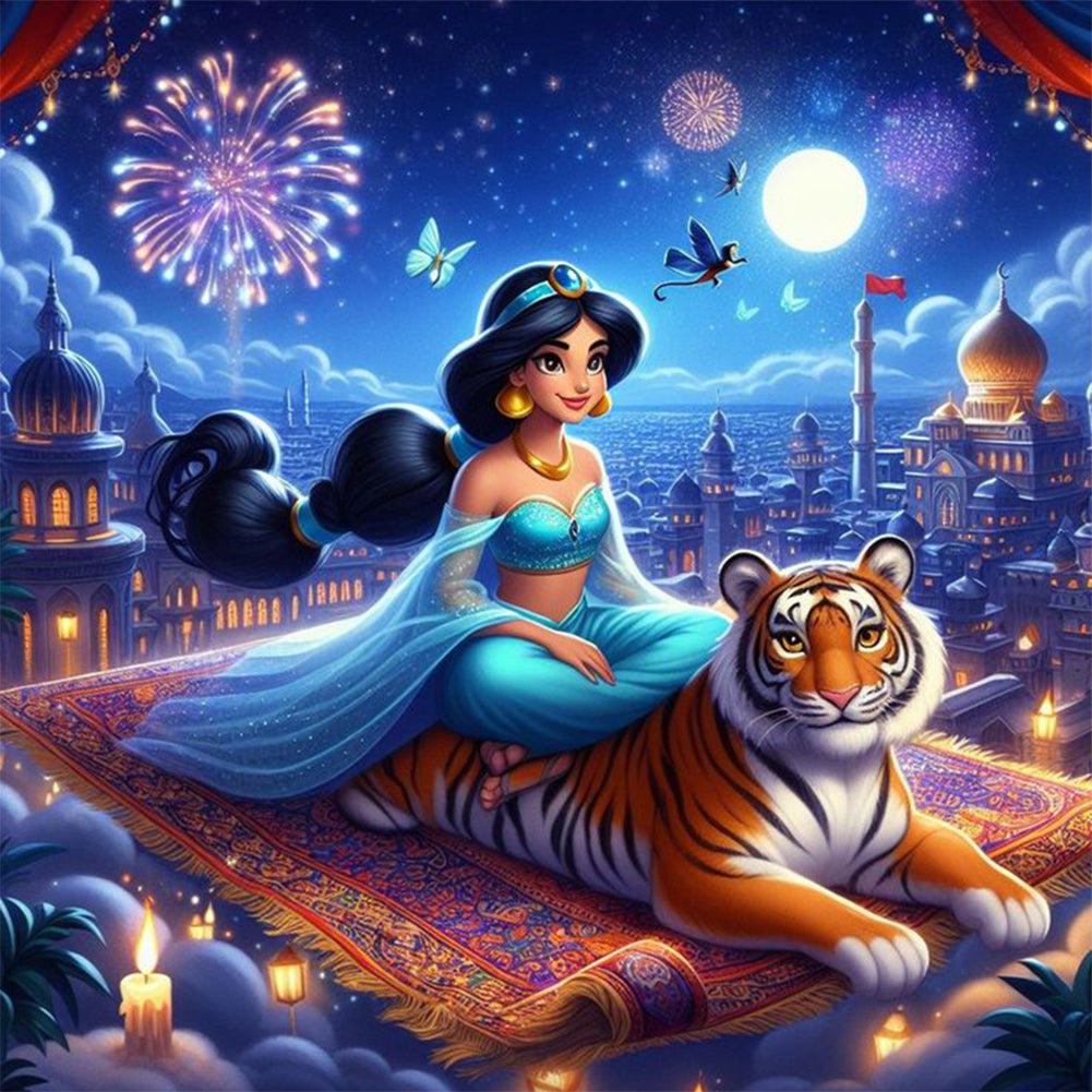 Princess Jasmine - Full Round Drill Diamond Painting 30*30CM