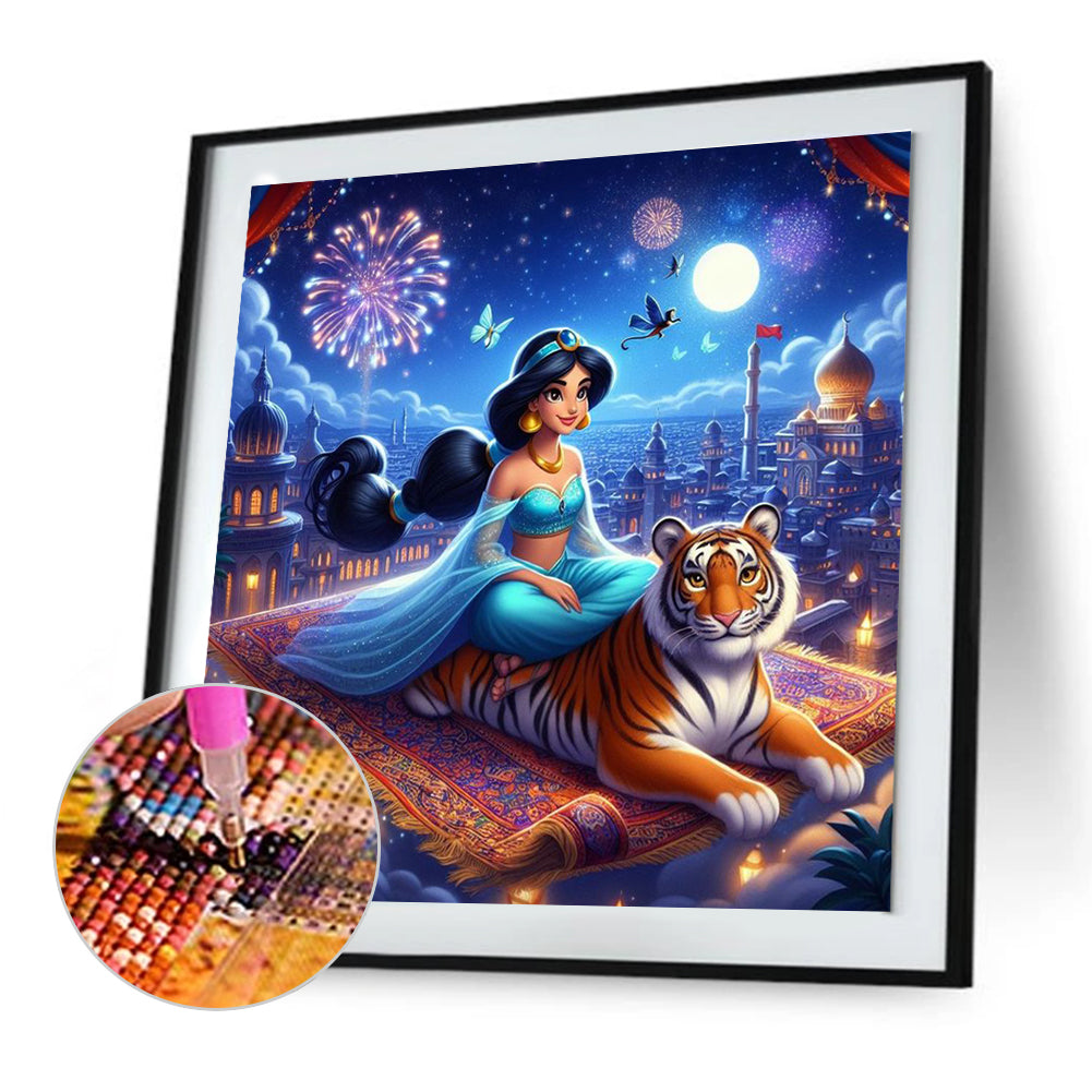 Princess Jasmine - Full Round Drill Diamond Painting 30*30CM