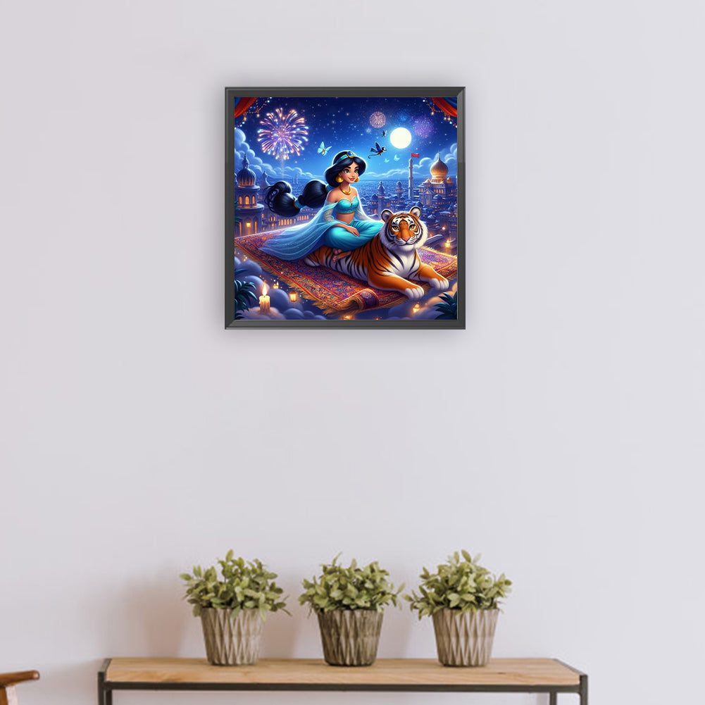 Princess Jasmine - Full Round Drill Diamond Painting 30*30CM