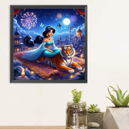 Princess Jasmine - Full Round Drill Diamond Painting 30*30CM