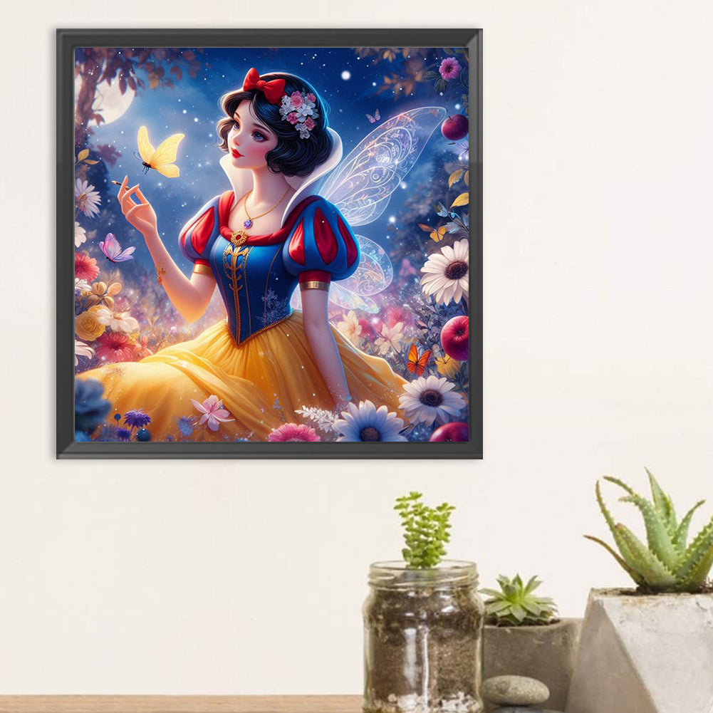 Snow White - Full Round Drill Diamond Painting 30*30CM