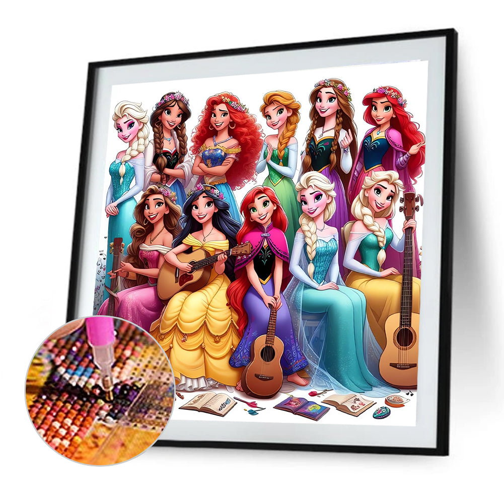 Disney Princess - Full Round Drill Diamond Painting 40*40CM