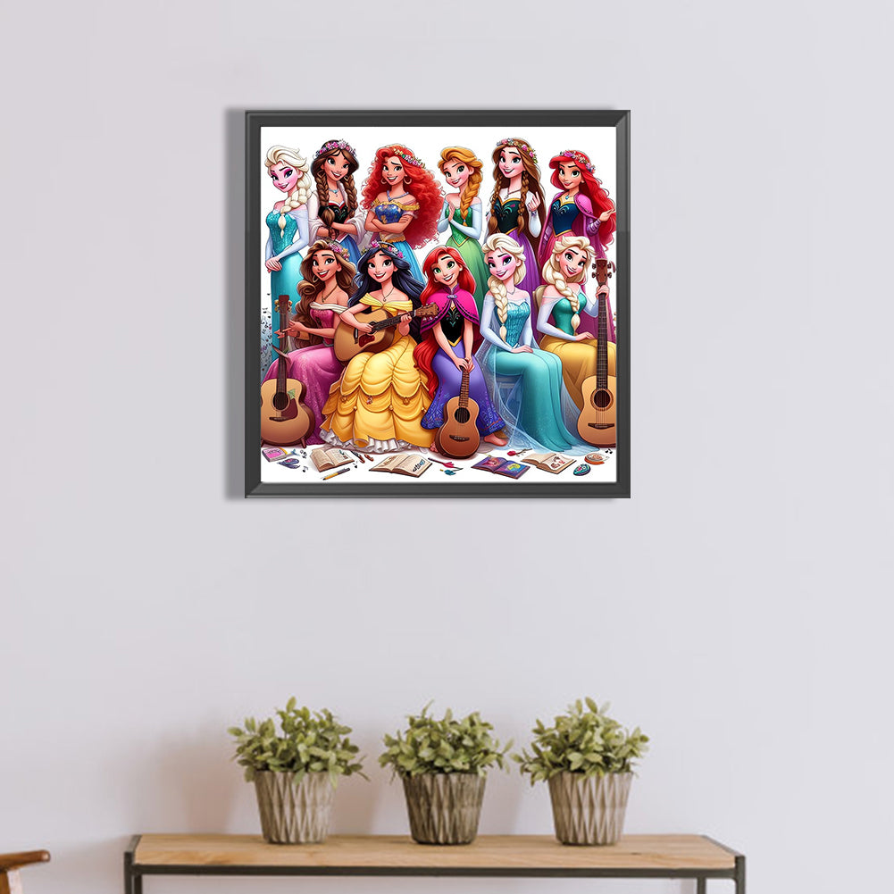 Disney Princess - Full Round Drill Diamond Painting 40*40CM