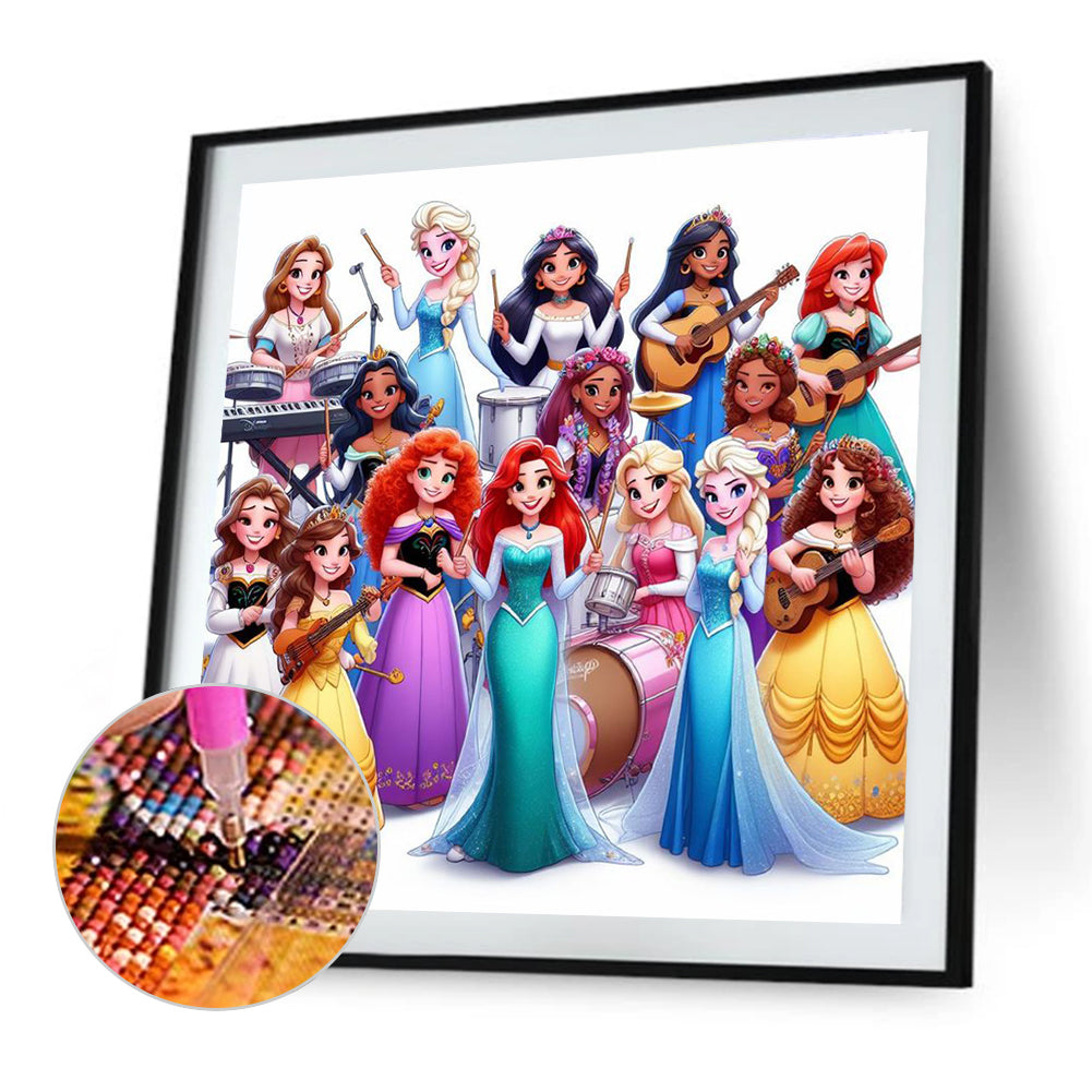 Disney Princess - Full Round Drill Diamond Painting 40*40CM