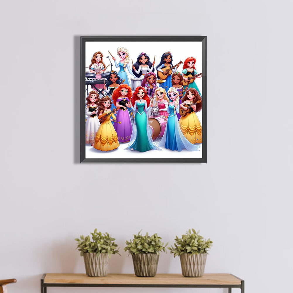 Disney Princess - Full Round Drill Diamond Painting 40*40CM