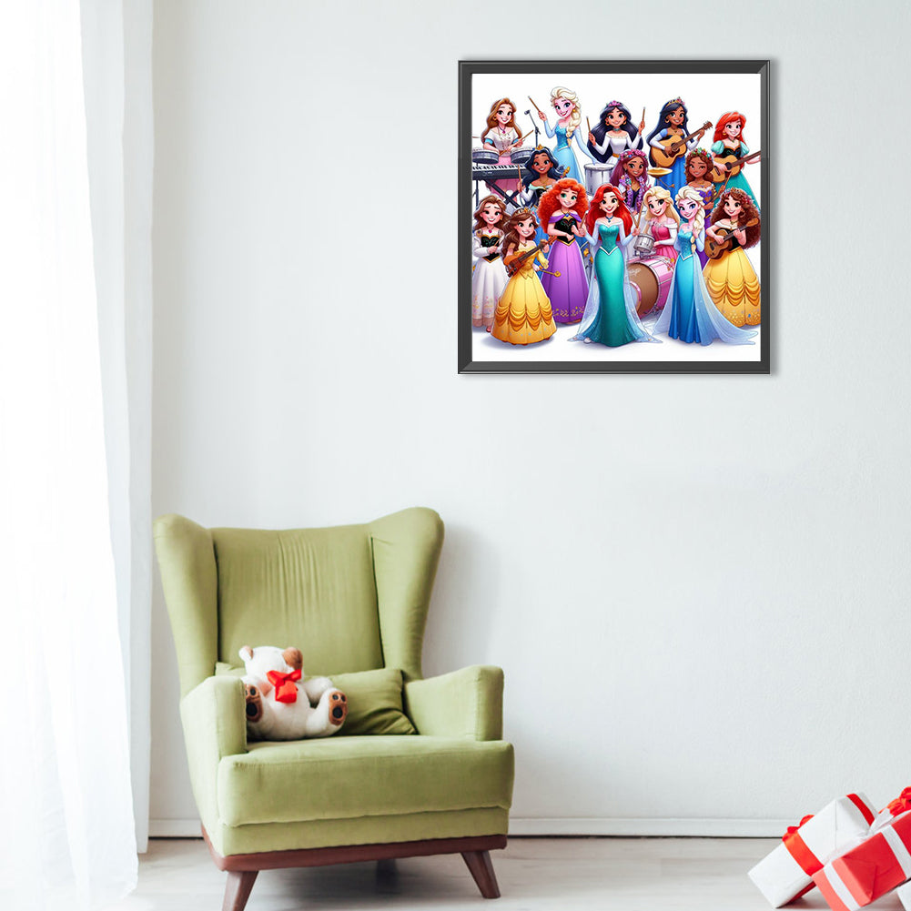 Disney Princess - Full Round Drill Diamond Painting 40*40CM