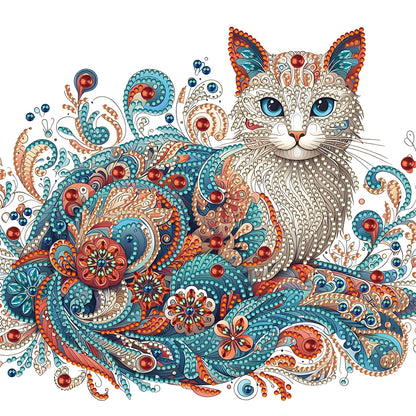 Exquisite Cat - Special Shaped Drill Diamond Painting 30*30CM