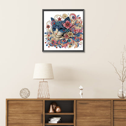 Exquisite Cat - Special Shaped Drill Diamond Painting 30*30CM