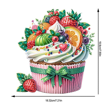 Acrylic Fruit Cake Table Top Diamond Painting Ornament Kits for Home Decor