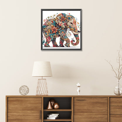 Exquisite Elephant - Special Shaped Drill Diamond Painting 30*30CM