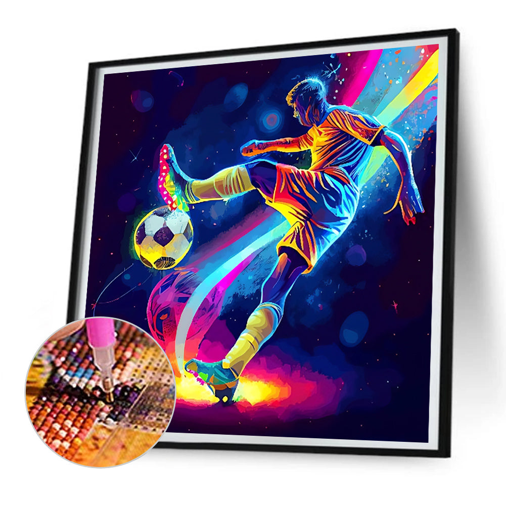 Football - Full Round Drill Diamond Painting 30*30CM