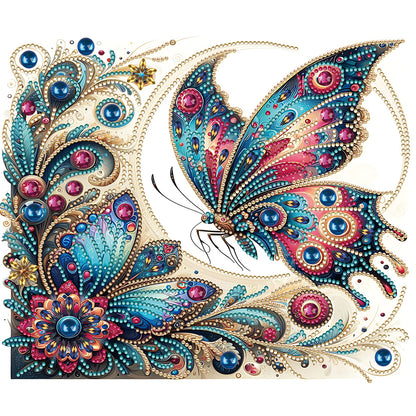 Butterfly - Special Shaped Drill Diamond Painting 35*30CM