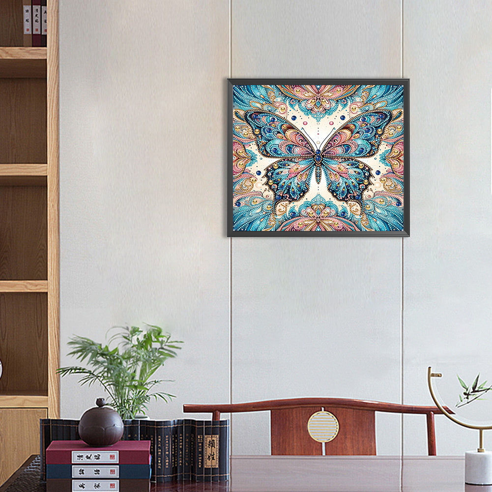 Butterfly - Special Shaped Drill Diamond Painting 35*30CM