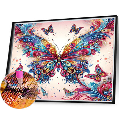 Butterfly - Special Shaped Drill Diamond Painting 35*30CM