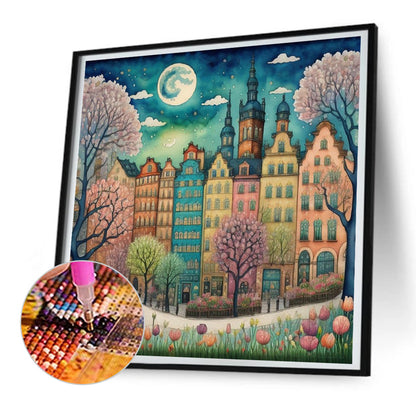 Color House - Full Round Drill Diamond Painting 30*30CM