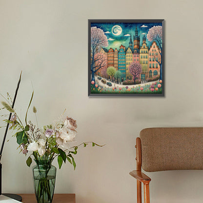 Color House - Full Round Drill Diamond Painting 30*30CM