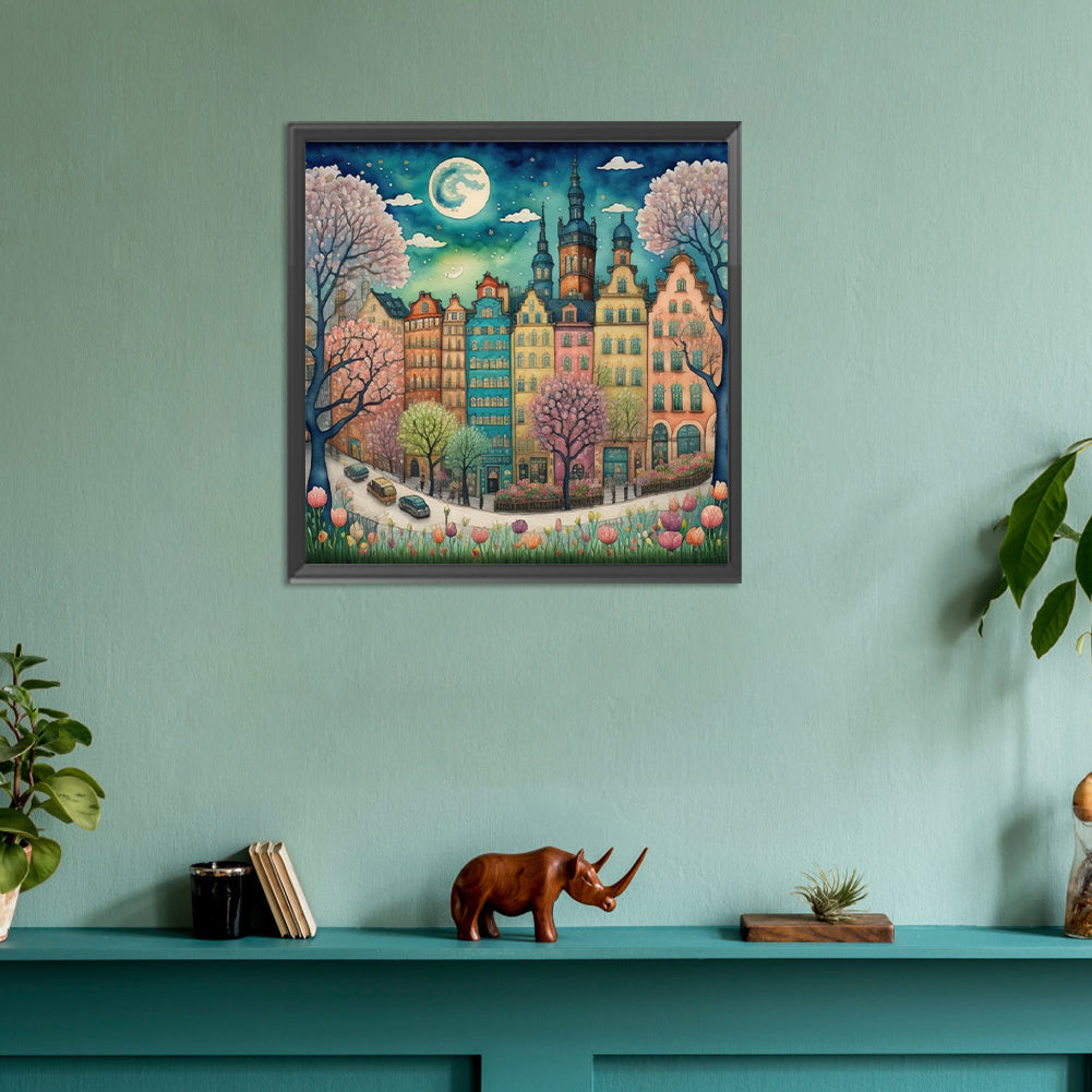 Color House - Full Round Drill Diamond Painting 30*30CM