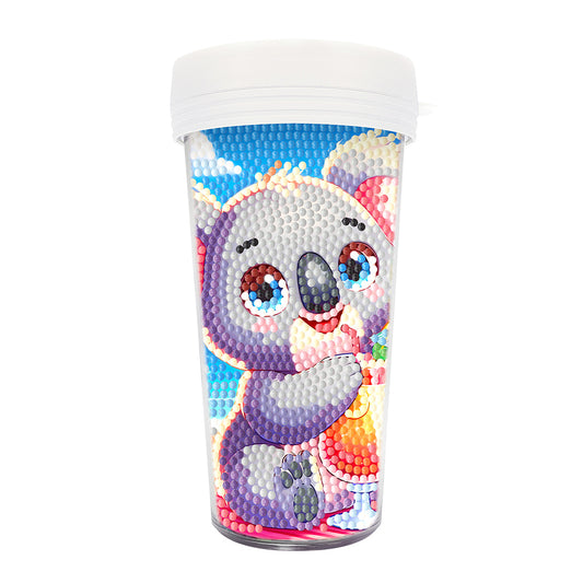 470ml Summer 5D Diamond Painting Decorate Water Bottle DIY Art for Boys Girls