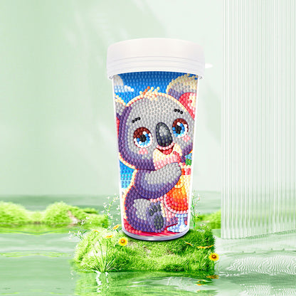 470ml Summer 5D Diamond Painting Decorate Water Bottle DIY Art for Boys Girls