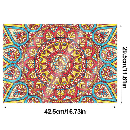 Mandala Pattern Diamond Painting Placemat Diamond Art Crafts for Home Decor