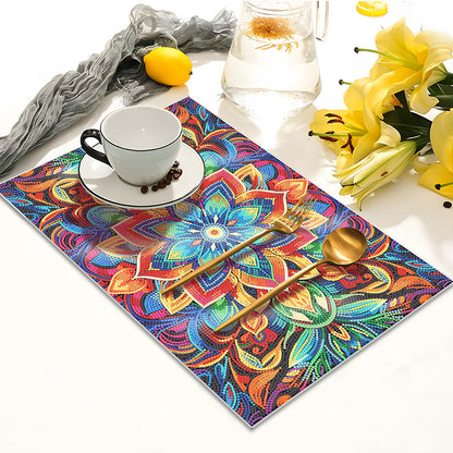 Mandala Pattern Diamond Painting Placemat Diamond Art Crafts for Home Decor