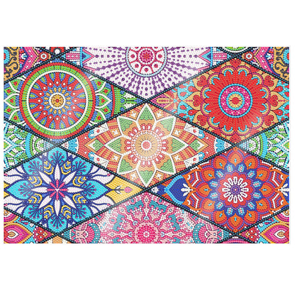 Mandala Pattern Diamond Painting Placemat Diamond Art Crafts for Home Decor