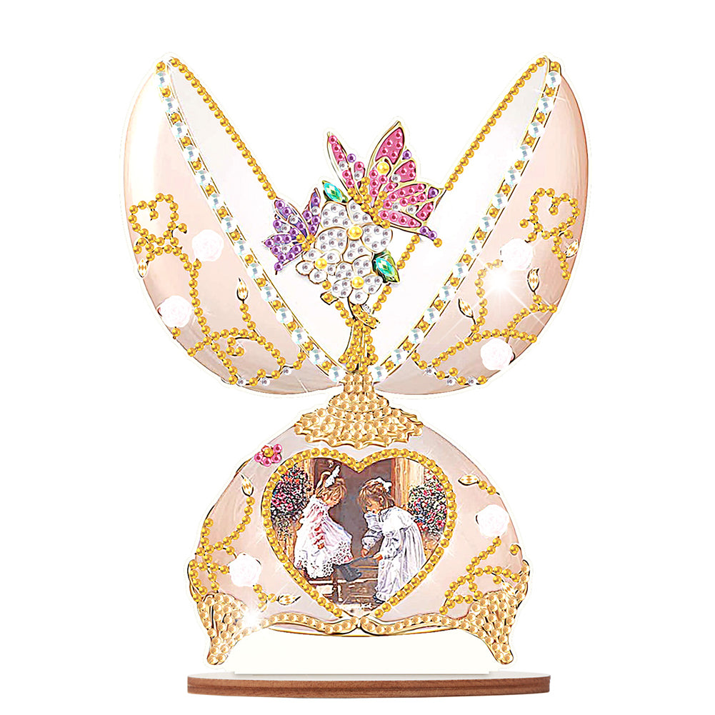 Special Shaped Broken Egg Butterfly Diamond Painting Desktop Decorations