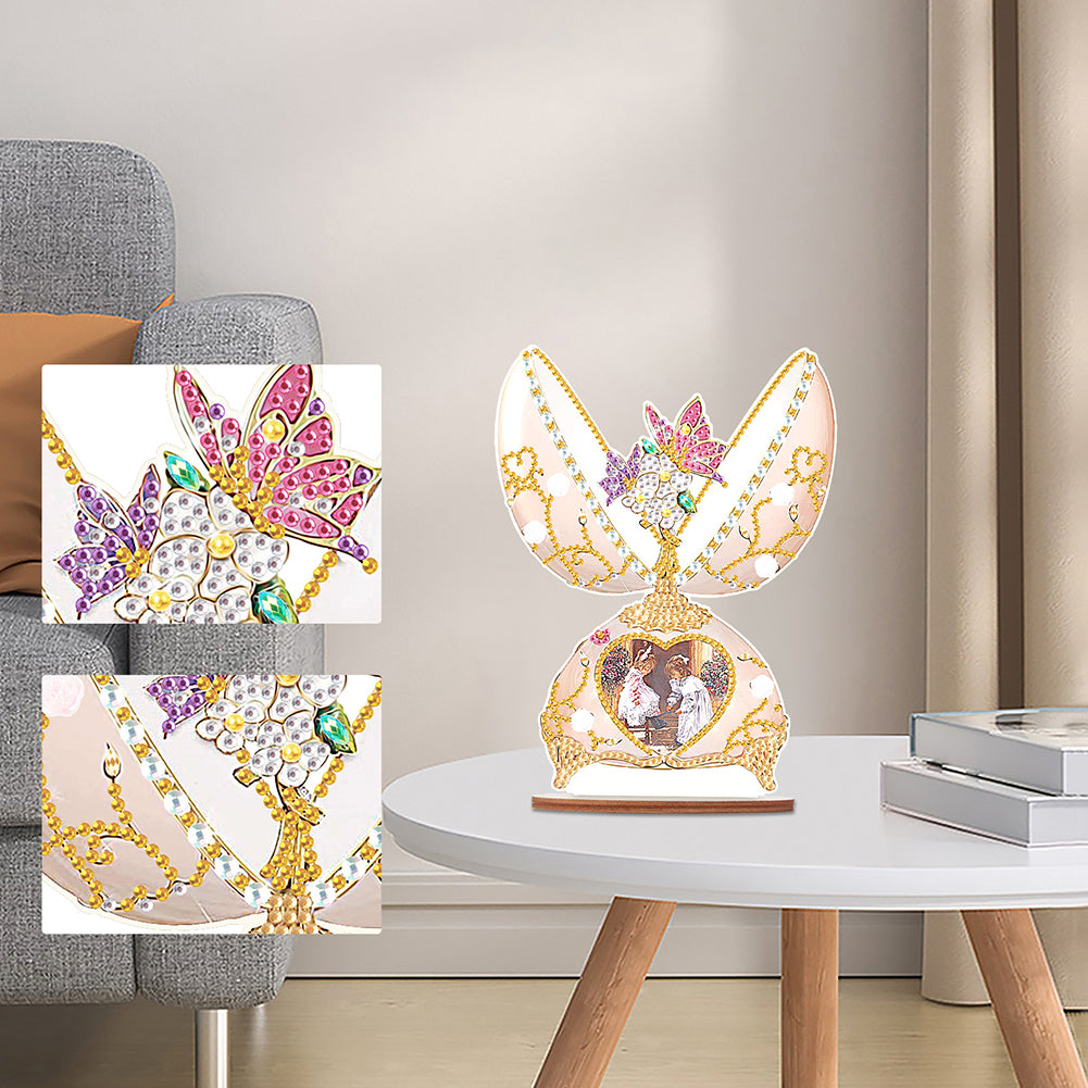 Special Shaped Broken Egg Butterfly Diamond Painting Desktop Decorations