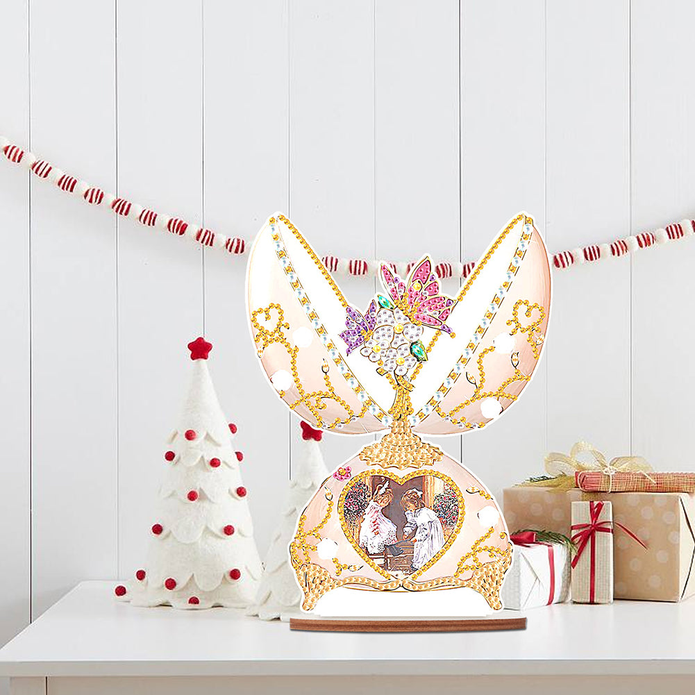 Special Shaped Broken Egg Butterfly Diamond Painting Desktop Decorations