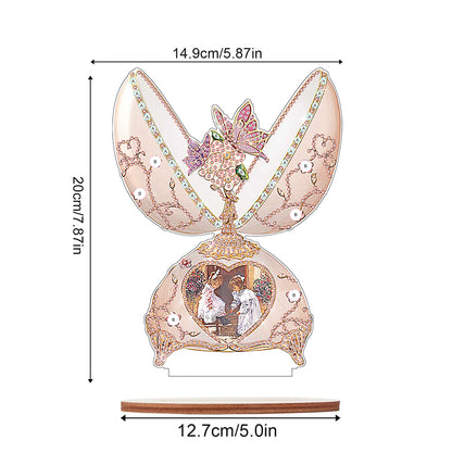 Special Shaped Broken Egg Butterfly Diamond Painting Desktop Decorations